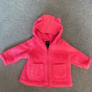 Baby Gap sherpa spring coat size 3-6 months